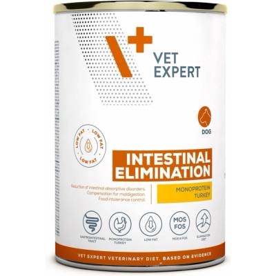VetExpert Veterinary Diet 4T Intestinal Dog Elimination Low Fat 400 g