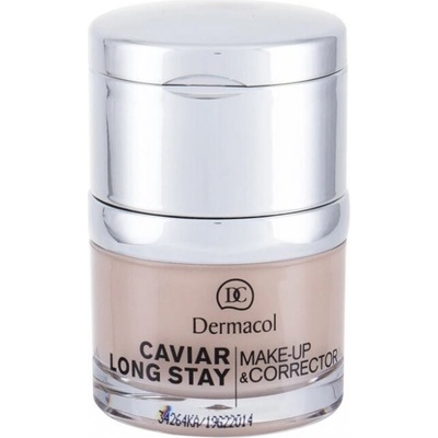 Dermacol Caviar Long Stay Make-Up & Corrector Make-up 1 bledá 30 ml