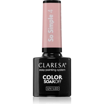 Claresa SoakOff Uv Led Color So Simple gélový lak na nechty odtieň 4 5 g