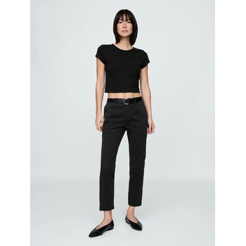 GAP Хаки панталони Mid Rise downtown GAP GAP | Cheren | ЖЕНИ | 8 TALL