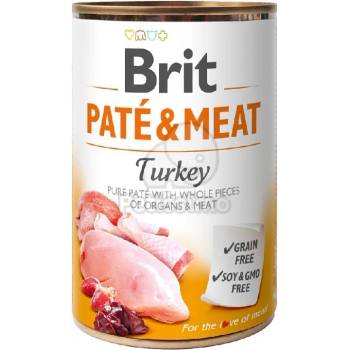 Image 1 of Brit Paté & Meat Пуешко месо 6 х 400 г