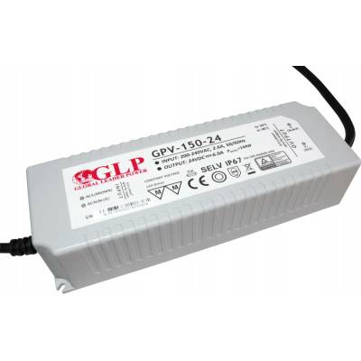 GLP Napájecí zdroj řady GPV 24V 6,25A IP67 externí pro LED bannery a kasety