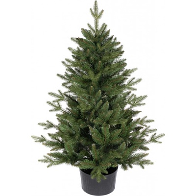 zanapo.cz Umělý vánoční stromeček Smrk Bergamo 3D v květináči 80 cm – Zboží Dáma