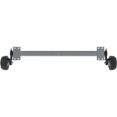 Brzdená náprava KNOTT VGB13 pre lodný príves 1350kg 1500mm 2000mm 5x112