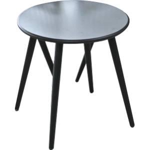 Horecano HORECANO-Масичка за шезлонг метална Ø46cm. x h46cm. (DE18336) (017403)