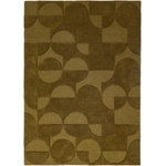 Flair Rugs Тъмнозелен ръчно изработен вълнен килим 120x170 cm Gigi - Flair Rugs (503119382682)