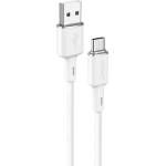 ACEFAST Кабел Acefast C2-04, USB към USB-C, 1.2 m, 3A, бял (C2-04-A-C white)