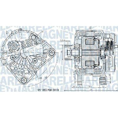 Generátor MAGNETI MARELLI 063732058010