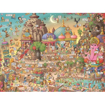 Heye - Puzzle Degano: Yogaland - 1 500 piese