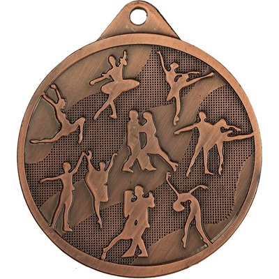 MMC35050/B Medaila tanec pr.50 mm hr.2 mm bronz 5x0 2 cm