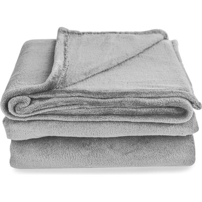 DecoKing Svetlosivá deka mikrovlákno Mic 160x210