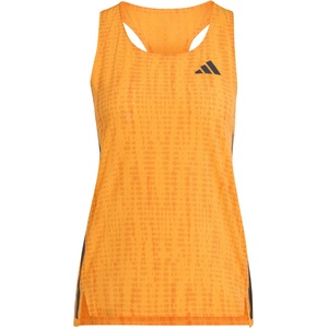 adidas Дамска тениска adidas Women's Adizero Singlet Running shirt - Pure Tangerine / Pure Orange - размер XL (916-6794-0216)