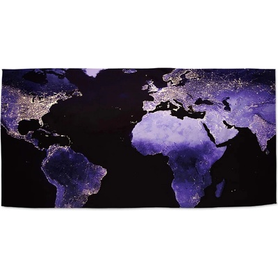 Sablio Uterák Svetelná mapa sveta 50 x 100 cm