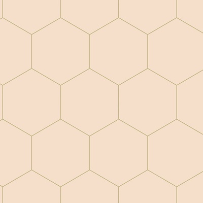 estahome 139226 Béžová vliesová tapeta geometrický vzor šesťuholníkov Art Deco rozmery 0,53 x 10,05 m