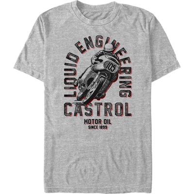 ZOOT. Fan Сиво меланж тениска Castrol Retro Motorbike ZOOT. Fan | Siv | МЪЖЕ | M
