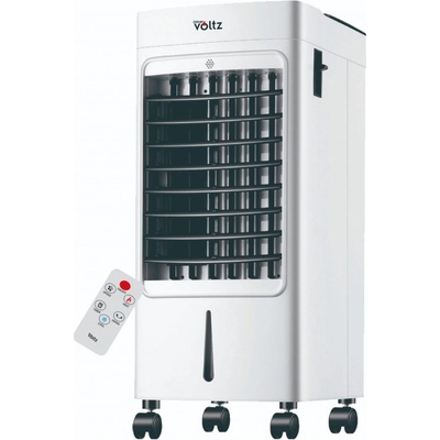 Voltz Мобилен охладител 3в1 Oliver Voltz OV51761BH, Охлаждане/отопление/овлажнение, 75-2000W, 4 л, Таймер, 3 скорости, Дистанционно, Бял (5OV51761BH)