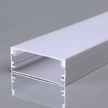 V-TAC Монтажен Kит с Дифузер 2000x50x20мм за LED Лента Алуминиев 2м (23178)