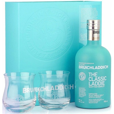 Bruichladdich The Classic Laddie 50% 0,7 l (dárkové balení 2 sklenice)