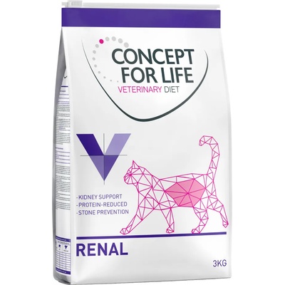 Concept for Life 3x3кг Renal Concept for Life Veterinary Diet суха храна за котки