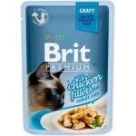 Brit Premium Adult chicken fillets in gravy 85 g