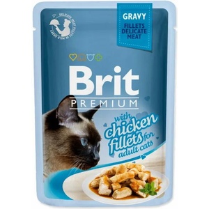 Brit Premium Adult chicken fillets in gravy 85 g