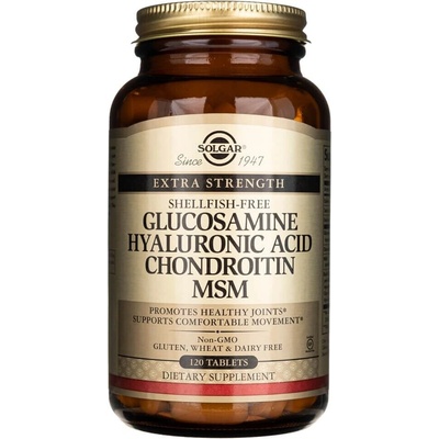 Solgar Glucosamine Hyaluronic Acid Chondroitin MSM 120 Tablet