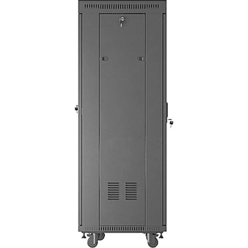 Lanberg rack cabinet 19" free-standing 32U/600X600 (FLAT PACK) with mesh door LCD black (FF01-6632-23BL)