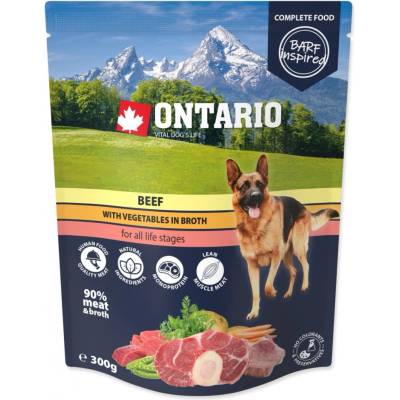 Ontario Adult hovězí se zeleninou ve vývaru 300 g