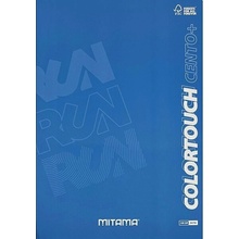 Mitama A4 linajkový s okrajmi modrý