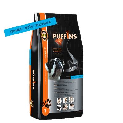 Puffins Adult Lamb Rice 1kg krmivo pre psov
