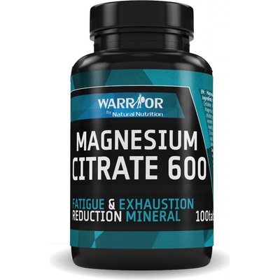 Warrior Magnesium Citrate 600 100 tablet