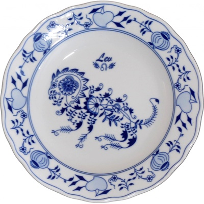 Cibulák Talíř zvěrokruh horoskop LEV 24cm Originál Český porcelán Dubí