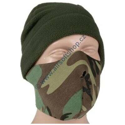 MIL-TEC Face protector neoprenový Woodland