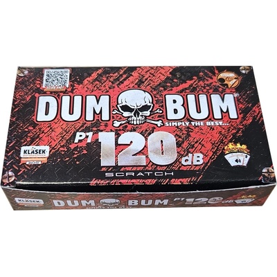Petardy DUM BUM 120 scratch head 20 ks