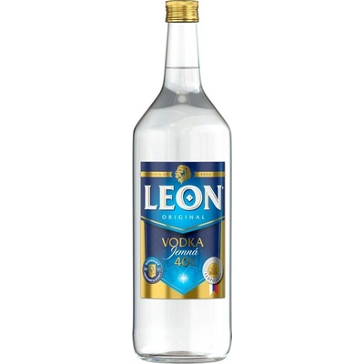 Leon Jemná Vodka 40% 1 l (čistá fľaša)