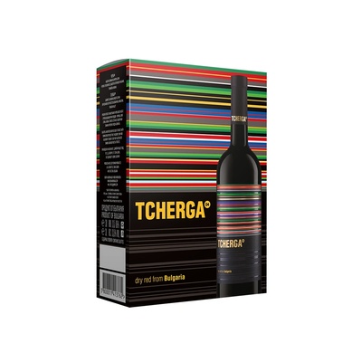 TCHERGA Червено вино Bag-in-Box Каберне совиньон & Мерло & Сира