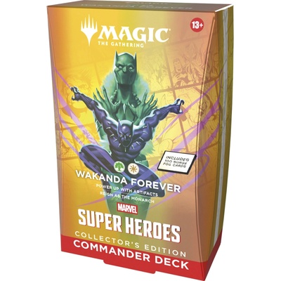 Wizards of the Coast Magic the Gathering Marvel Super Heroes COLLECTOR COMMANDER Wakanda Forever