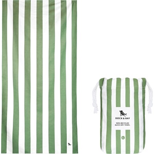 Dock & Bay Плажна кърпа бързосъхнеща, 90 x 200 см, маслинен (TOWLB-CAB-XL-KHAKI-R)