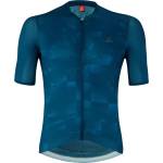 Löffler Фланелка с къс ръкав за колоездене Löffler Bike Jersey Full-Zip Skys Escape Cycling jersey - Navy - размер 52 (EU) (056-3929-0214)