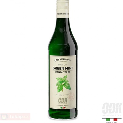 ODK Sirup Máta zelená Green mint 0,75 l
