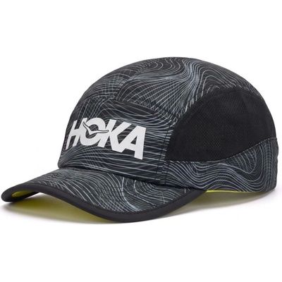 Hoka Run Hat CLF PRT 1186871-BLCKW black/white prt