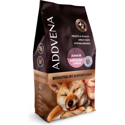 Addvena Boosted by Superfoods Junior Medium & Large 10 kg