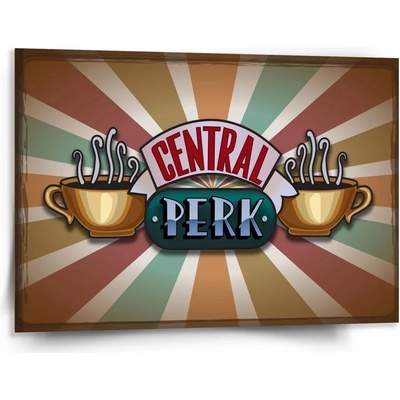 Sablio Obraz Seriál Priatelia CENTRAL PERK Abstrakcia - 150x110 cm