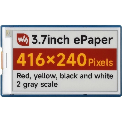 Waveshare 3,7-palcový E-Paper displej s doskou ovládača