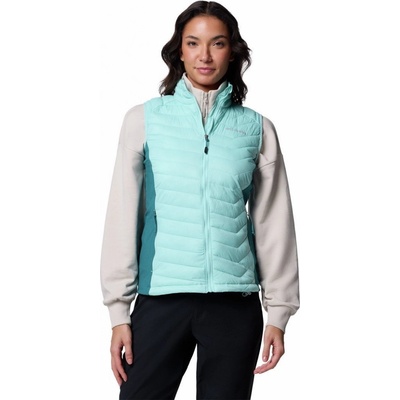 Columbia Powder Pass II Hybrid Vest W 2126132325 spray/river blue