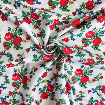 Tibet ľudový vzor MK - Biela