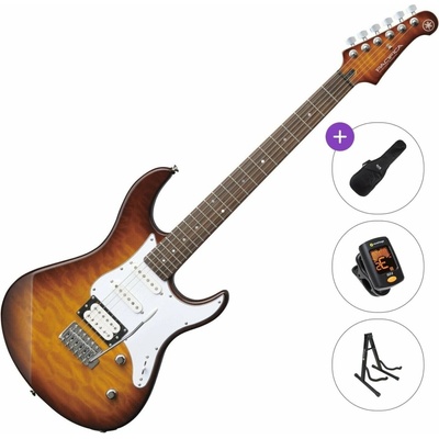 Yamaha Pacifica 212V QM Basic SET Tobacco Brown Sunburst