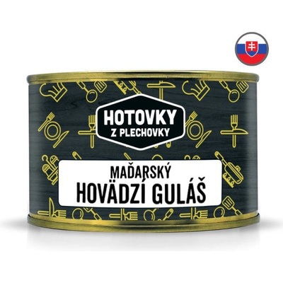 Hotovky z plechovky Hovězí guláš 0,8 kg