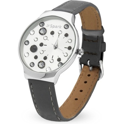 Spark se Swarovski Elements Ladybug šedé ZLB35HSN