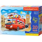 Castorland Детски пъзел Castorland от 20 XXL части - Лондонски автобус - ozone